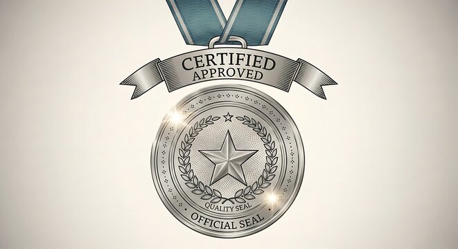 Certified Approved quality assurance seal graphic.
