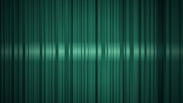 A digital forest green barcode pattern in a seamless loop