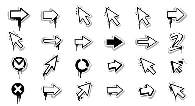 Blockbuster Bold Graffiti Arrows and High Visibility Urban Set