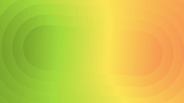 Smooth abstract gradient animation with layered rounded shapes in green yellow and orange tones Perfect for presentations social media backgrounds motion graphics digital screens and modern creative p