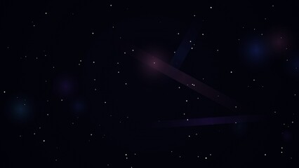 Distant spiral galaxy floating in the dark void of space © amenagraphics