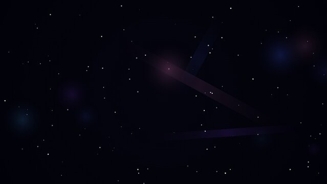 Distant spiral galaxy floating in the dark void of space