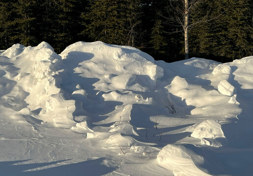 Snowbank in Alaska