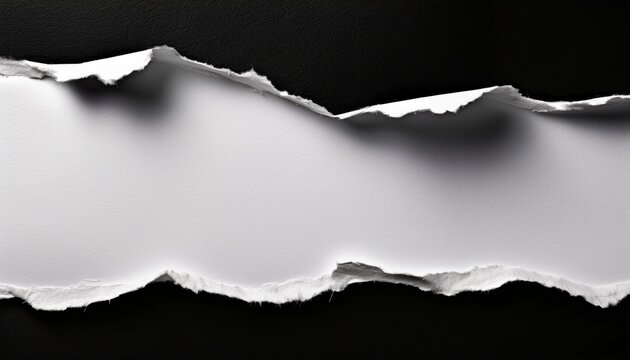torn paper ripped paper paper texture white paper black background paper edge torn edge rough texture copy space abstract background create