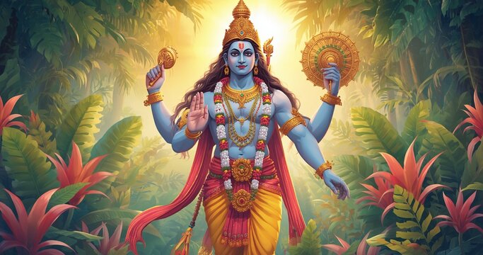 Lord Shiva, or Ishvara, is one of the three supreme deities of the Trimurti in Hinduism. He is the god of destruction of evil, rebirth, and yogic practice. His consort is Goddess Uma Devi, and his son