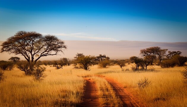 savane du parc kruger en afrique du sud