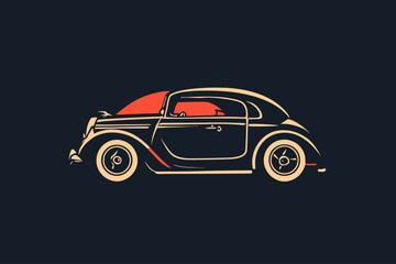 Fototapeta premium Luxury Classic Automobile Logo Vector Illustration