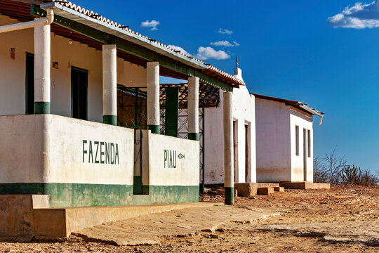 The village of Quexio Dantas near Campo Formoso in the Caatinga region of Bahia, Brazil