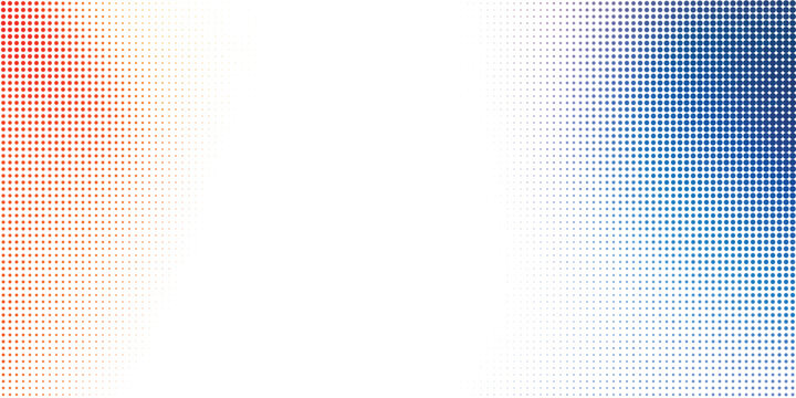 Halftone Colorful abstract clustered dots and lines design pattern Vector, illustration