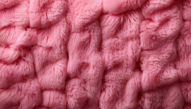 textured pink cotton chenille fabric showcasing a soft and fuzzy surface with a uniform pattern ideal for backgrounds or textile design
