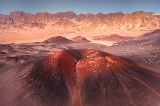 Volcanic Landscape Panorama