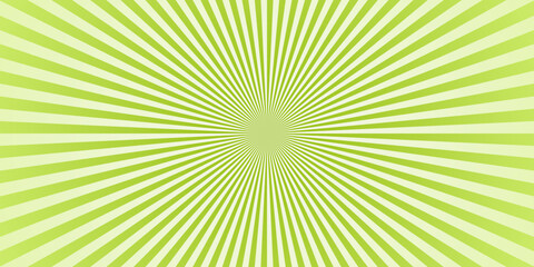 Fototapeta premium Refined yellow and gold sunray starburst background. Dynamic radial rays fanning across the frame. Abstract vector design for backdrop, product display and poster.