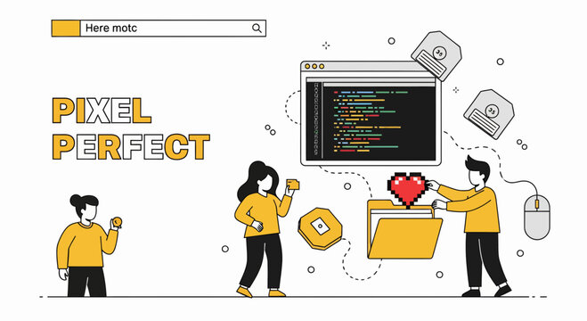A 90s web dev pixel art set with old app floppy disk tool box icon kit