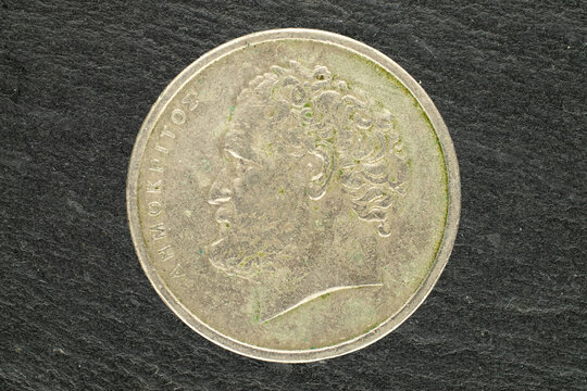Greek 10 drachma coin from 1976