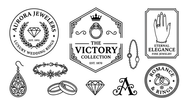 Vintage Jewelry Badges and Emblems Collection