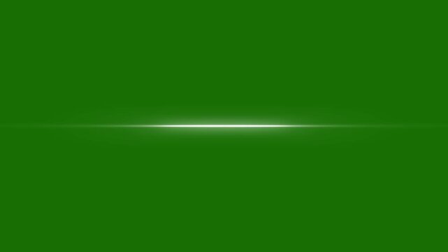 2D White sun flare star light glow shining rays effect, shining white light, stars twinkle like flash rays in UHD and 4K, optical lens flare transitions, light leaks on green screen background