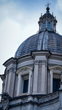 View Of Dome Of Sant'Agnese In Agone