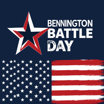 Bennington Battle Day 1777 American Flag Shirt | Historic Battle Memorial | Patriot Graphic Tee