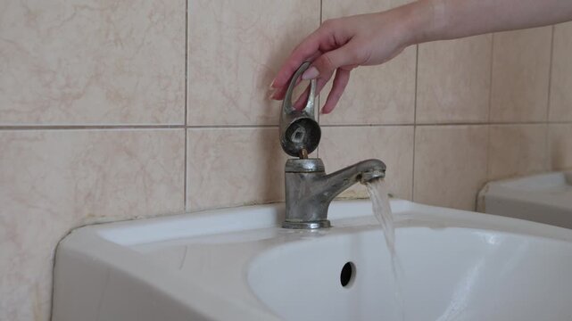 Broken Bathroom Faucet With Low Water Flow