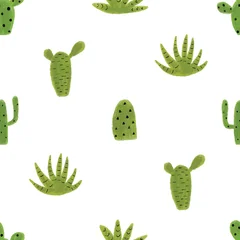 Seamless pensils colors pattern with cactuses. .Colored pencil pattern. © barberry