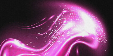 Abstract cosmic purple nebula with bright sparkles © razibul