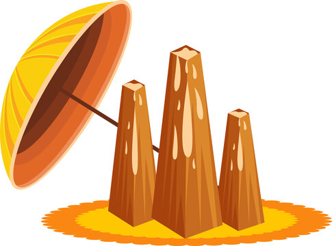 poorada uttigal for onam festival of kerala vector illustration