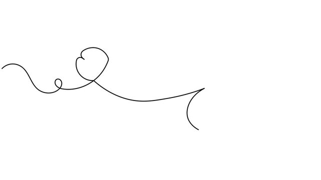 Human reproductive system and penis icon sign continuous one line drawing moving on white background minimalist single art male anatomy organ symbol animation video