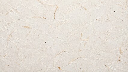 Obraz premium A close up view of a light beige textured handmade recycled paper