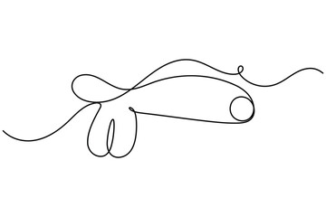 Fototapeta premium Male reproductive system and penis icon continuous one line drawing on white background minimalist man sexual gland symbol outline vector illustration