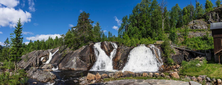 Egderudfossen, Hjartdal, Telemark, Norway