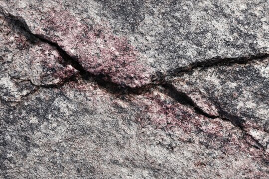 Cracked Rock Surface Texture Close Up Geological Detail