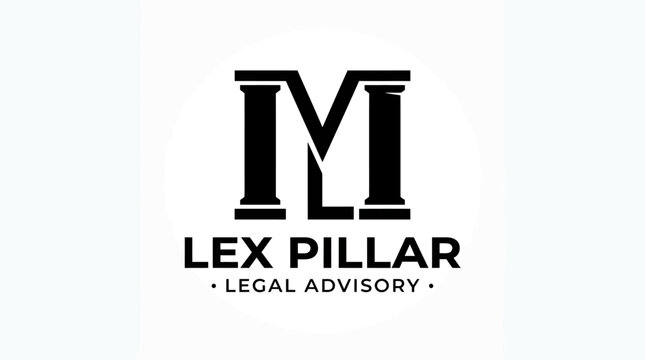 Lex Pillar Legal Advisory Logo Design.