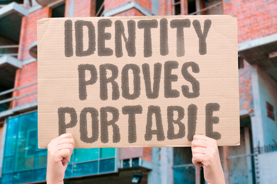 "Identity Proves Portable" Emphasize moving credentials across networks seamlessly. MOBILITY. CREDENTIAL. PROOF. NETWORK. TRANSFER.