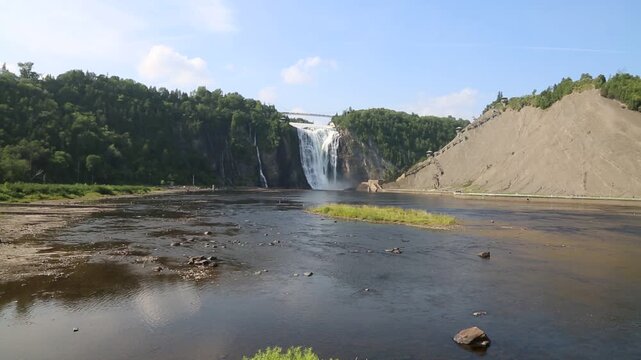 Landscape with Montmorency Falls, Quebec, Canada