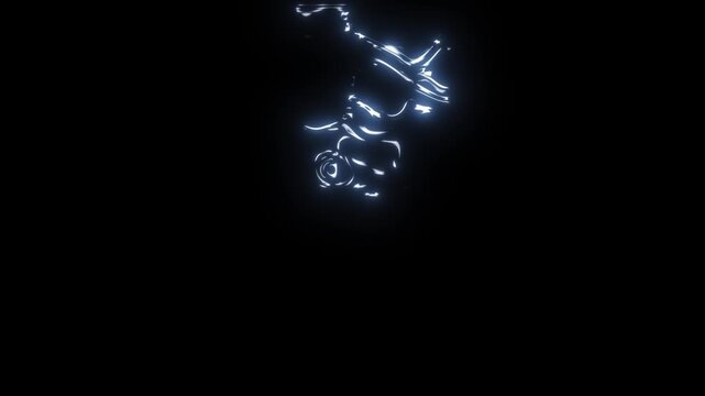Cartoon electric lightning thunder boom FX animation, glowing blue energy sparks, hand drawn storm flashes, plasma strike explosion overlay black screen, seamless 4K visual effect