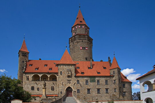 Bouzov castle in Olomouc District, Czech Republic,Europe
