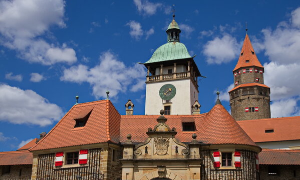 Bouzov castle in Olomouc District, Czech Republic,Europe
