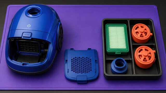 Vacuum Cleaner Repair With Modular Replacement Components