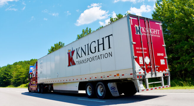 Knight Transportation Company Truck, Virginia, USA