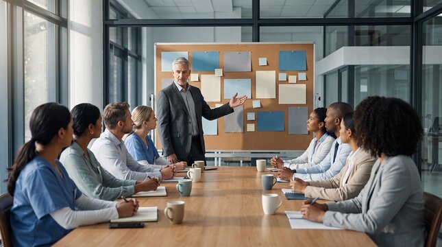 Clinical leader opens a responsible AI strategy briefing