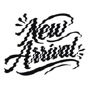 New arrival decorative typography with horizontal line texture typography lettering textured