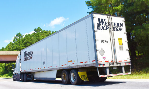 Western Express truck, Virginia, USA