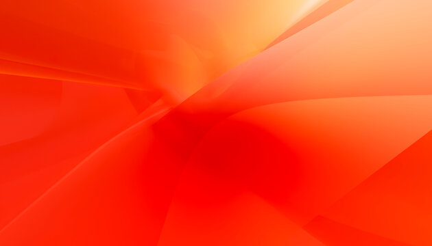 Abstract orange translucent fabric background with layered folds