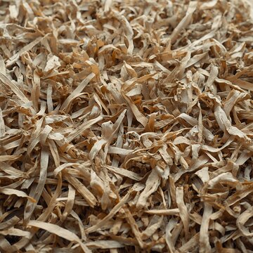 Dried Organic Plant Fibers Texture Background