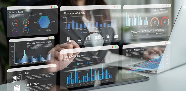 Financial dashboard improves data analytics reporting, performance tracking, and strategic decision making Parse