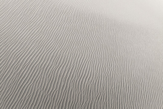 White sand dune texture in Argentina desert landscape