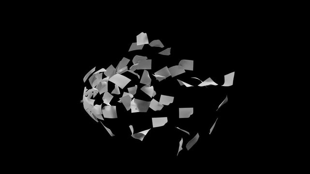 a paper as a4 format in the wind