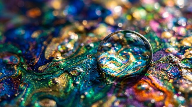 Abstract water drop