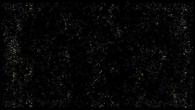 Abstract background featuring sparkling gold glitter particles scattered across textured surface backdrop