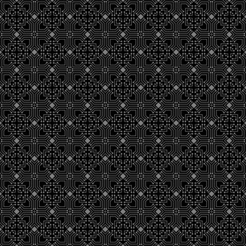 Printed circuit board design on dark background